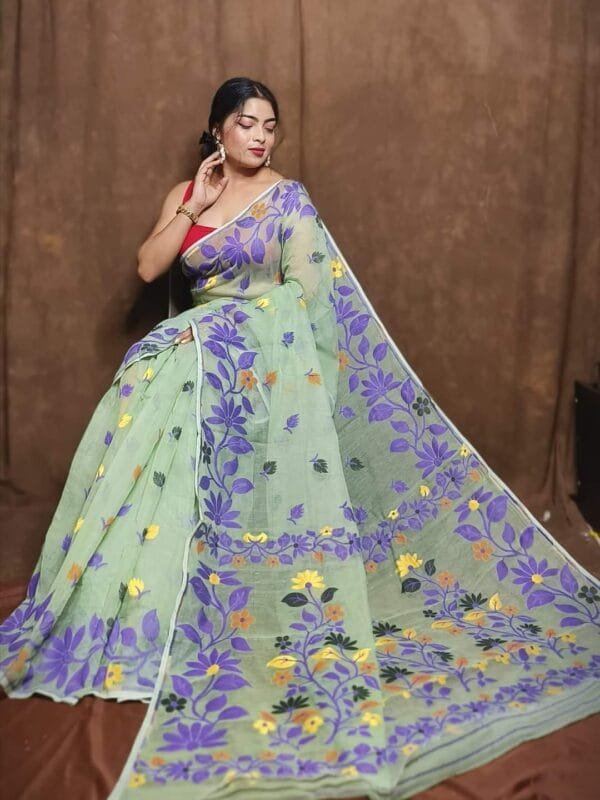 Eagle Soft Soft Lota Jamdani Sari