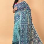 Half Baked Soft Dhakai Jamdani Saree