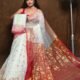 White Soft Copper Joriwork Dhakai Jamdani Saree