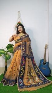 Exclusive Mazza Ikkot Soft Jamdani Saree