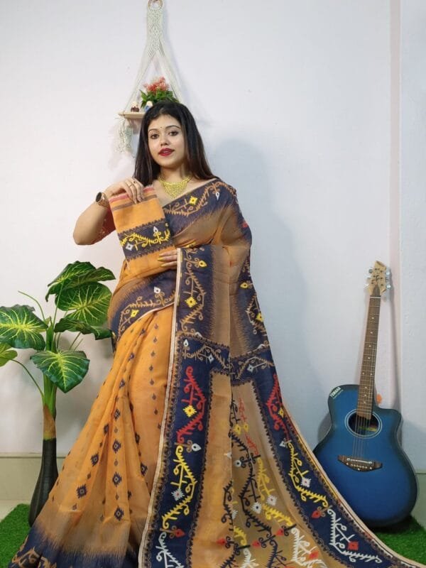 Exclusive Mazza Ikkot Soft Jamdani Saree