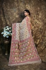 Kusum Koli Allover Mushroom Soft Jamdani Saree