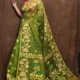 Trendy Green Soft Lota Jamdani Saree