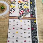 White Soft Dhakai Jamdani Sare