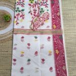 White Soft Dhakai Jamdani Saree