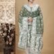 Ikkat Cactus Muga Cotton Unstitched Jamdani Suit Set