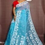 Exclusive Mosline Design Jamdani Saree