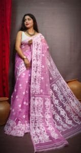 Exclusive Design Lamender Barfi Saree