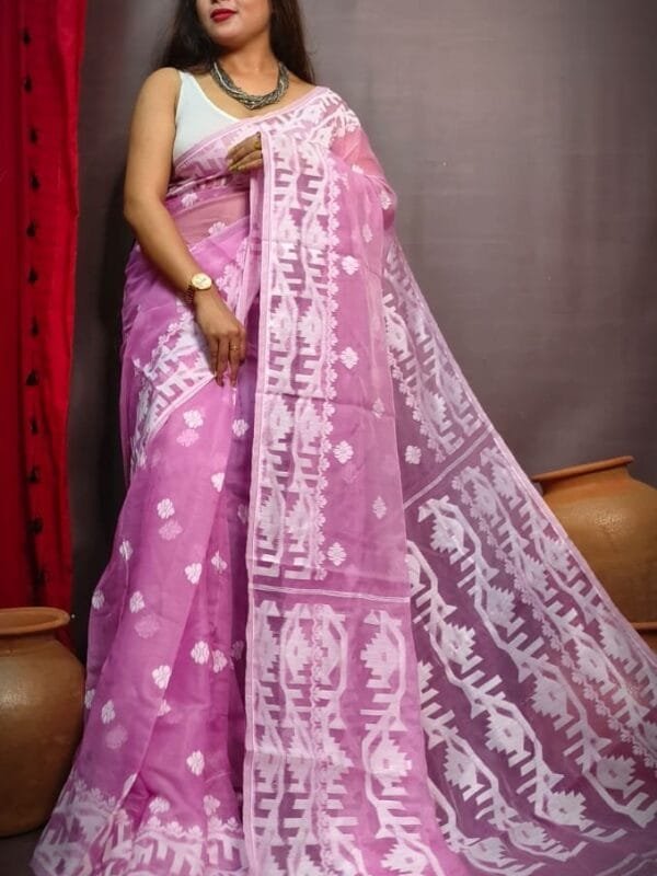Exclusive Design Lamender Barfi Saree