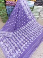 Purpel Borfi Design Jamdani Saree - Image 2