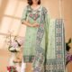 Four Leaf Pale Leaf Unstitched Jamdani Kurti Set