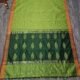 Maheshwari Design Avocado Cotton Silk Handloom Saree with Blouse Piece