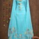 New Butterfly Ice Blue Muga Cotton Unstitched Jamdani Suit Set