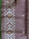 Falcon Pure Gachi Tussar Handloom Jamdani Saree