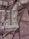 Falcon Pure Gachi Tussar Handloom Jamdani Saree