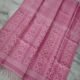 Turkish Rose Pure Gachi Tussar Handloom Jamdani Saree