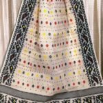 Cream Soft Buti Korat Jamdani Saree With Blouse Piece