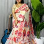 Off White Soft Ful Bahar Jamdani Saree