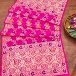 Pink Soft Cotton Silk Dupatta