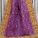 Purple Soft Buti Korat Jamdani Saree With Blouse Piece