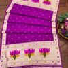 Purple Soft Cotton Silk Dupatta