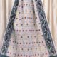 White Soft Buti Korat Jamdani Saree With Blouse Piece