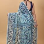 Cascade Soft Dhakai Jamdani Saree