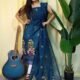 Ful Bahar Nile Blue Unstitched 2 Piece Jamdani Suit Set