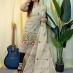 Ful Bahar Vanilla Unstitched 2 Piece Jamdani Suit Set