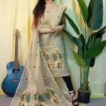 Ful Bahar Vanilla Unstitched 2 Piece Jamdani Suit Set