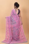 Gray Soft Dhakai Jamdani Saree
