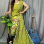 Lota Bahar Brass Unstitched 2 Piece Jamdani Suit Set