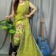 Lota Bahar Brass Unstitched 2 Piece Jamdani Suit Set