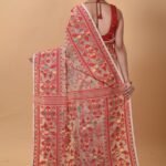 Mushroom Soft Dhakai Jamdani Saree