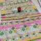 Nayan Tara Lemon Grass Soft Jamdani Saree With Blouse Piece
