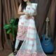 Pakhi Lota White Unstitched 2 Piece Jamdani Suit Set