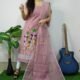 Pata Bahar Light Mauve Unstitched 2 Piece Jamdani Suit Set