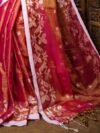 Exclusive Dual Tone Shiuli Tissue Sari With Blouse Piece