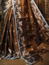 Exclusive Dual Tone Shiuli Tissue Sari With Blouse Piece