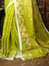 Exclusive Dual Tone Shiuli Tissue Sari With Blouse Piece