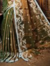 Exclusive Dual Tone Shiuli Tissue Sari With Blouse Piece