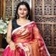 Exclusive Dual Tone Shiuli Tissue Sari With Blouse Piece