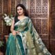 Exclusive Dual Tone Shiuli Tissue Sari With Blouse Piece