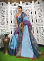 Exclusive Multi Color Handloom Saree