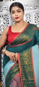 Exclusive Multi Color Handloom Saree