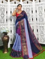 Exclusive Multi Color Handloom Saree