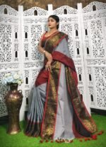 Exclusive Multi Color Handloom Saree