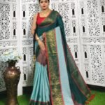 Exclusive Multi Color Handloom Saree