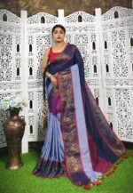 Exclusive Multi Color Handloom Saree