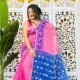 Hot Pink Soft Buti Korat Jamdani Saree